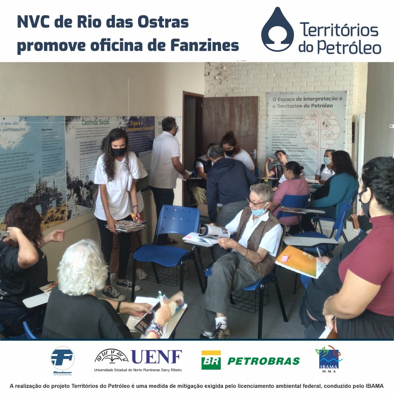 NVC Rio das Ostras promove Oficina de Fanzines