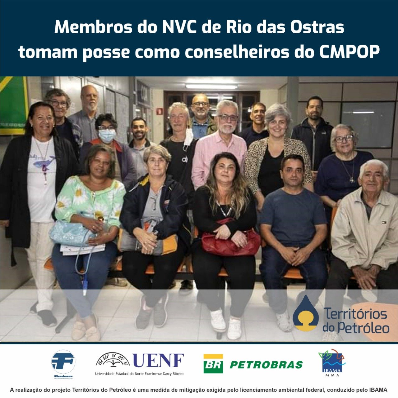 Membros do NVC de Rio das Ostras tomam posse como conselheiros do CMPOP