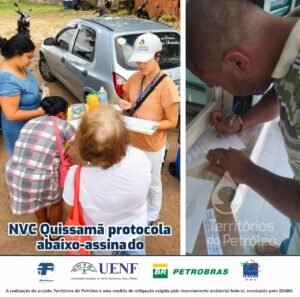 NVC Quissamã protocola abaixo-assinado