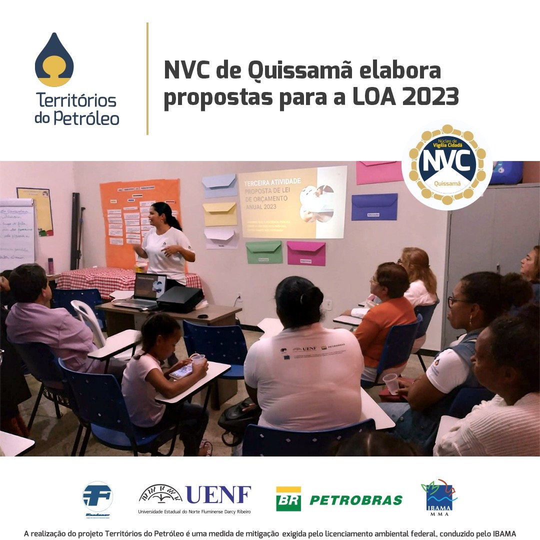 NVC de Quissamã elabora propostas para a LOA 2023