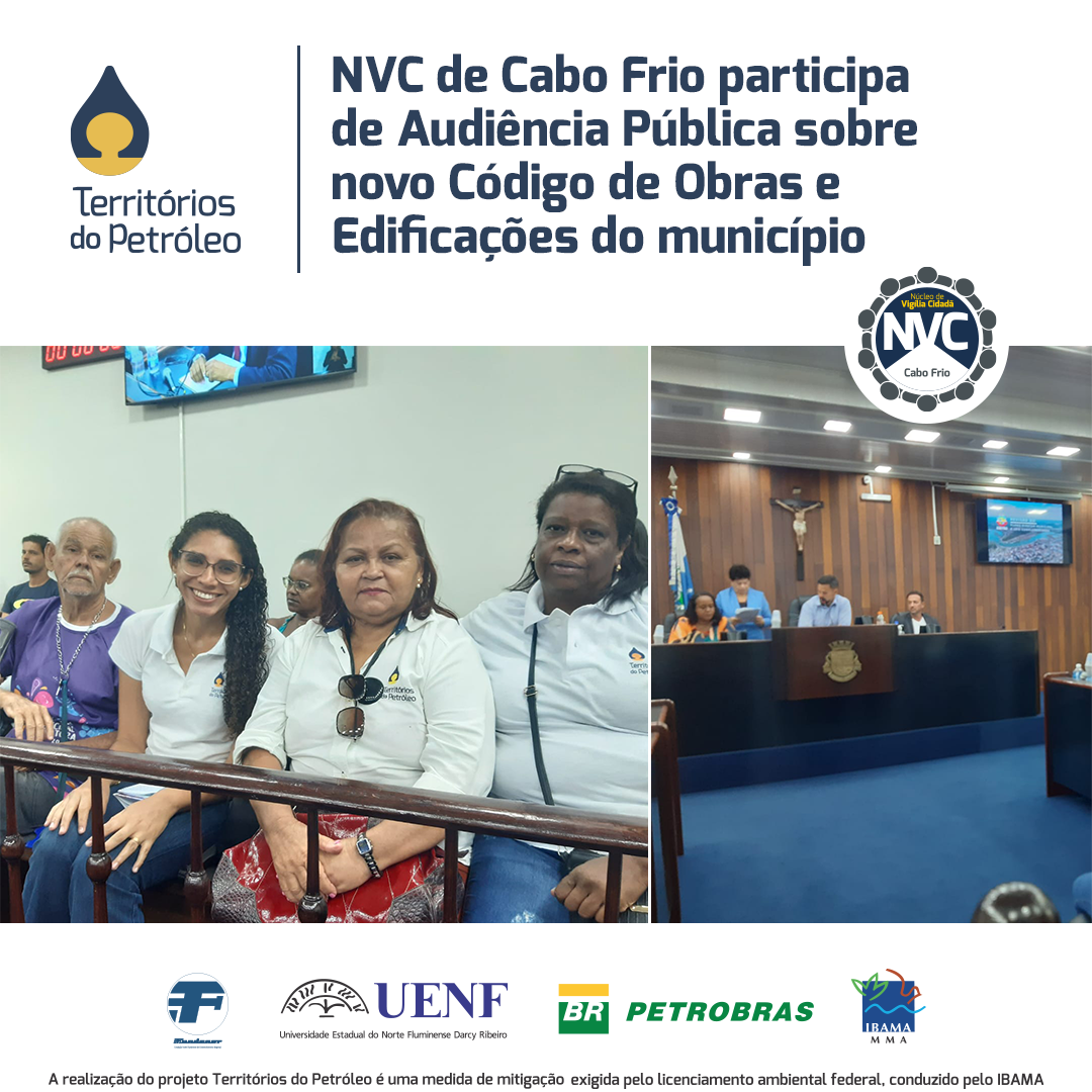 NVC de Cabo Frio participa de Audiência Pública