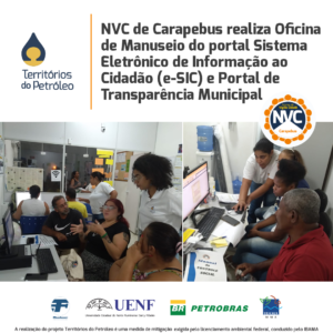 NVC de Carapebus realiza Oficina de Manuseio do Sistema Eletrônico de Informação (e-SIC) e Portal de Transparência Municipal