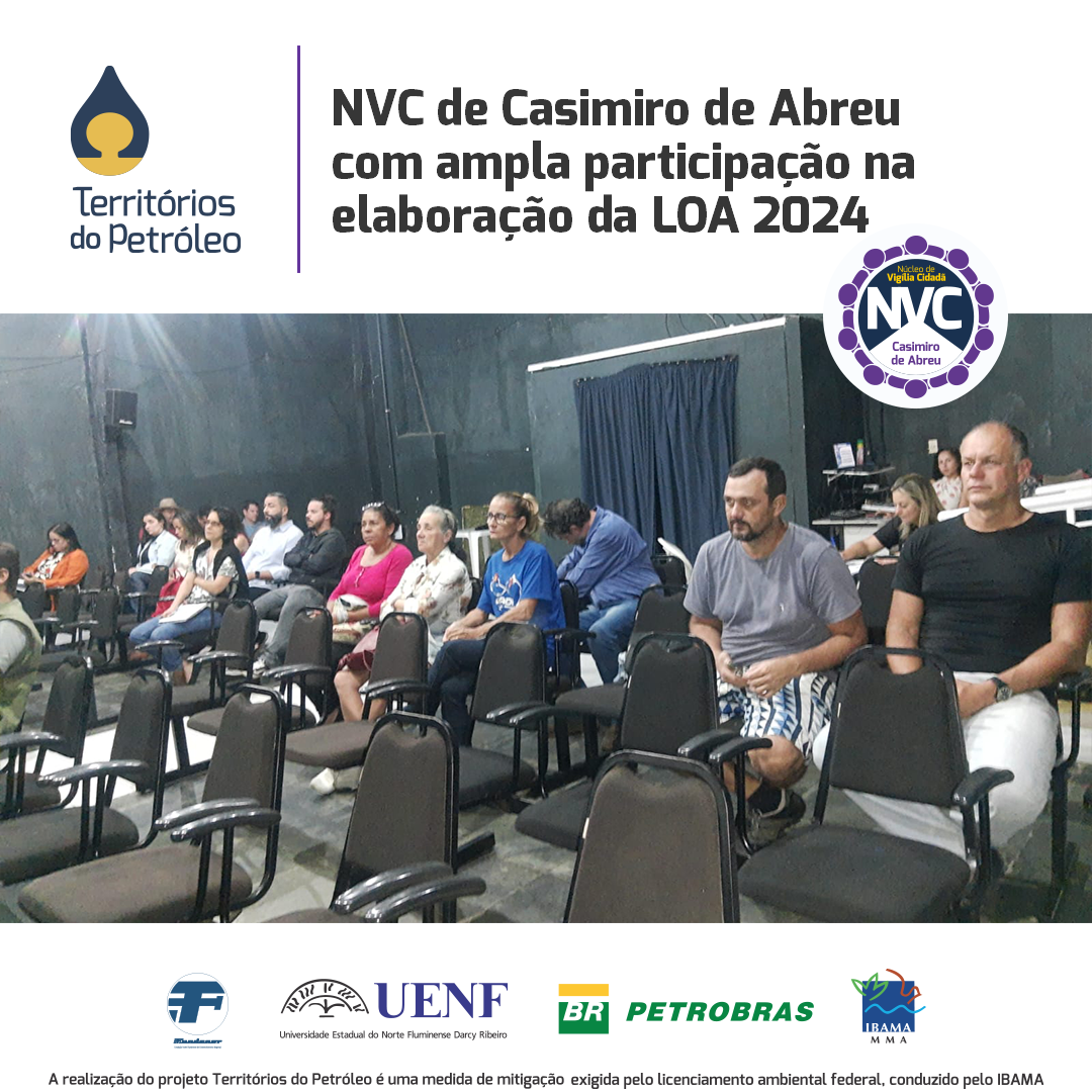 NVC de Casimiro de Abreu com ampla participação na elaboração da LOA 2024
