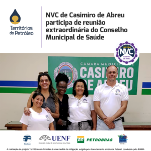 NVC de Casimiro de Abreu participa de reunião extraordinária do Conselho Municipal de Saúde