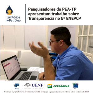 Pesquisadores do PEA-TP apresentam trabalho sobre Transparência no 5º ENEPCP