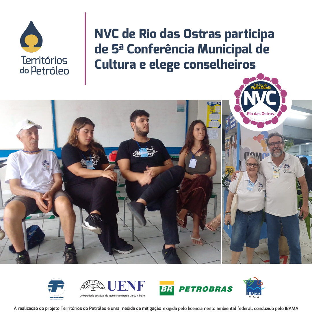NVC Rio das Ostras participa da 5ª Conferência Municipal de Cultura e elege conselheiros