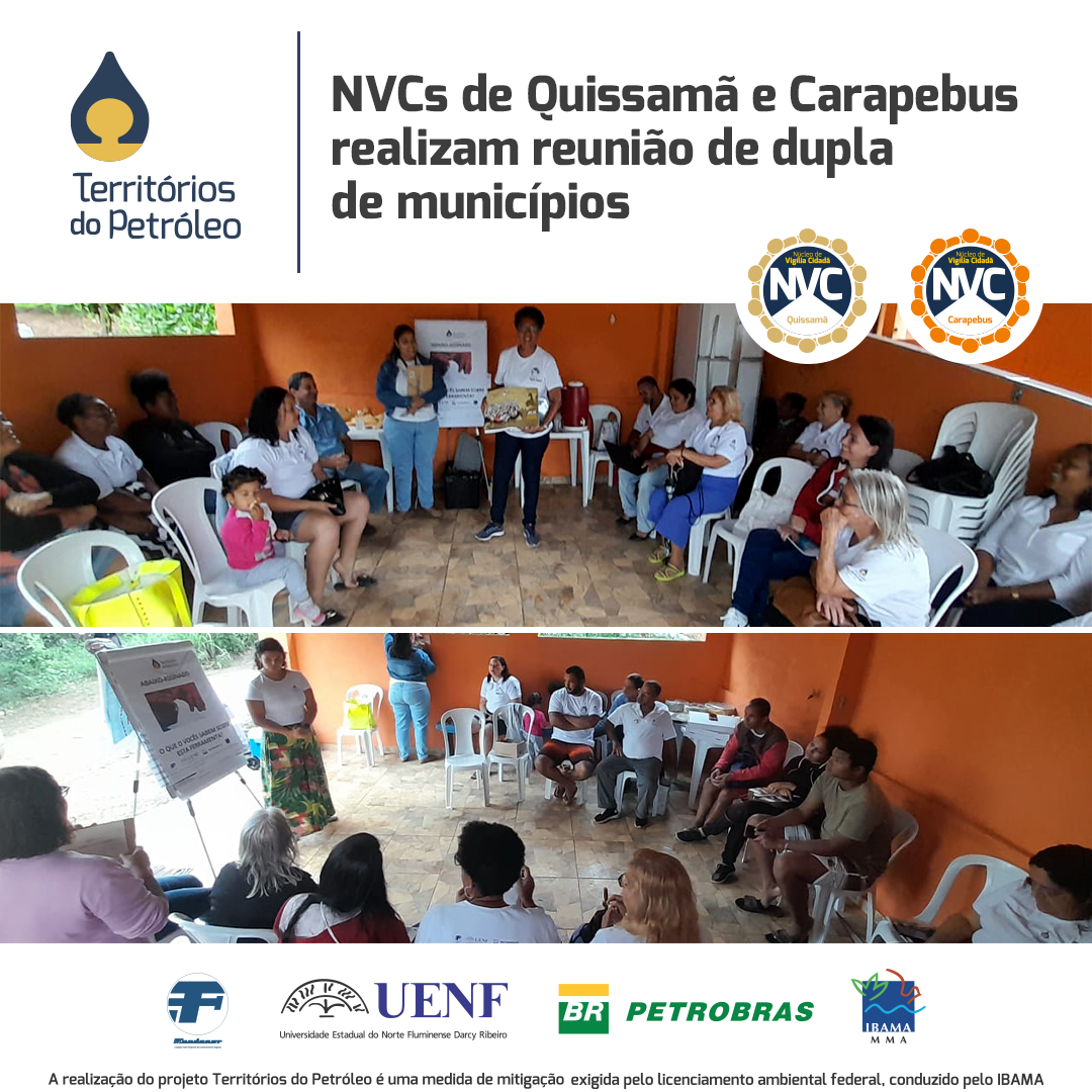 NVCs de Quissamã e Carapebus realizam reunião de dupla de municípios