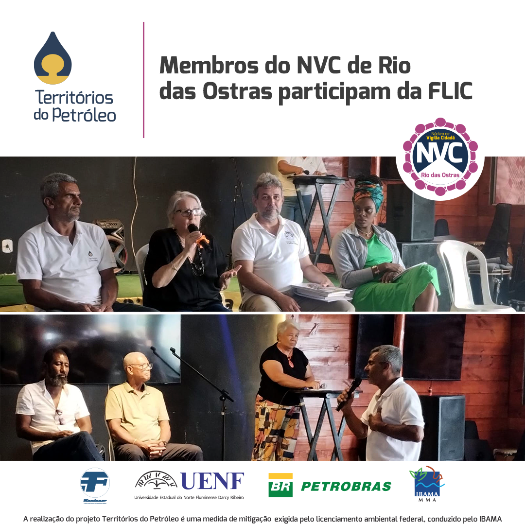 Membros do NVC de Rio das Ostras participam da FLIC