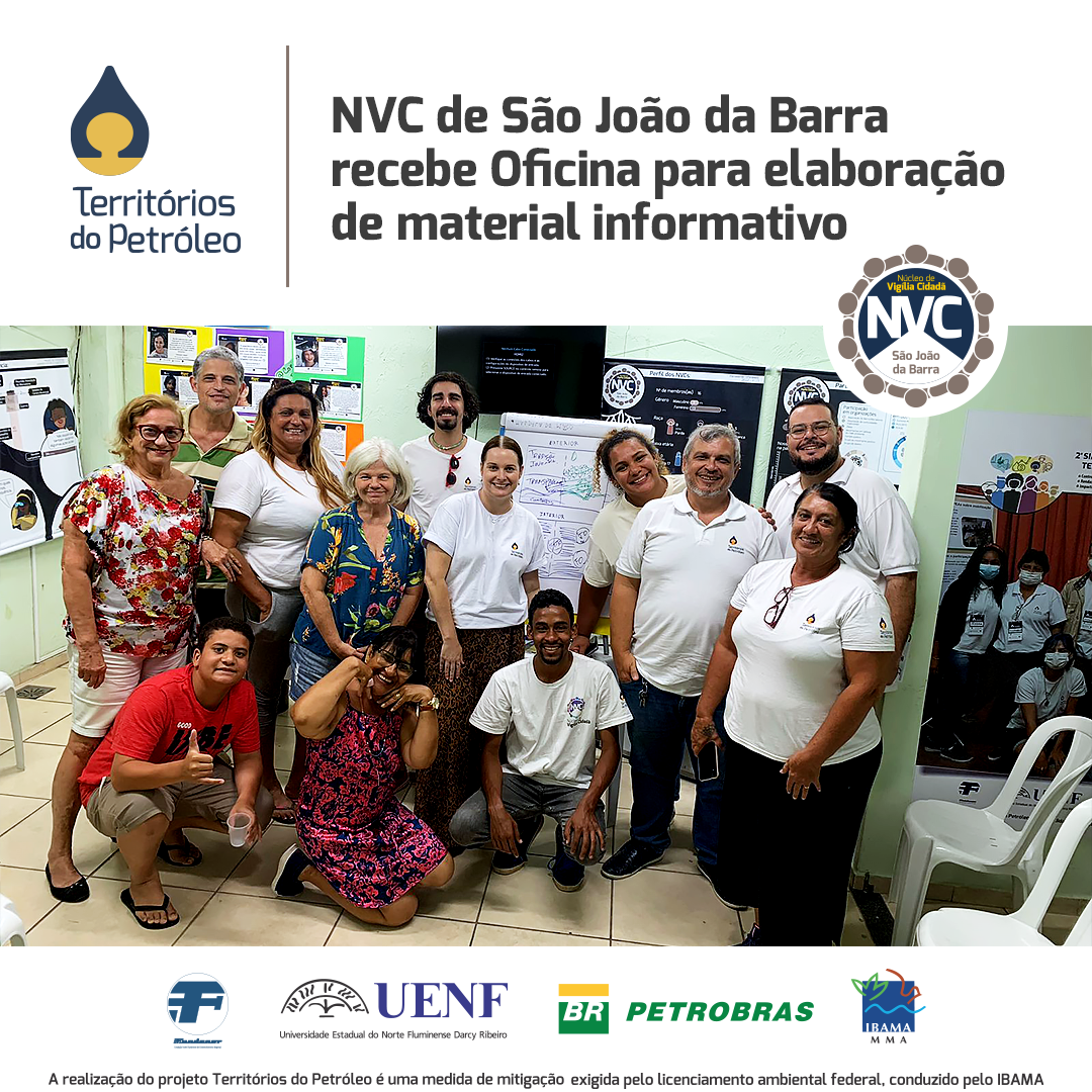 NVC de São João da Barra recebe oficina para elaboração de material informativo