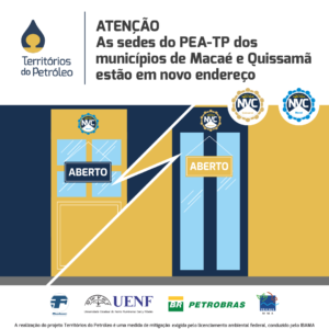 Novos endereços das sedes municipais de Macaé e Quissamã