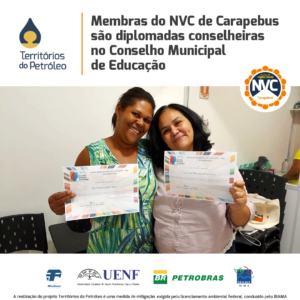 Membras do NVC de Carapebus tomam posse no Conselho Municipal de Educação