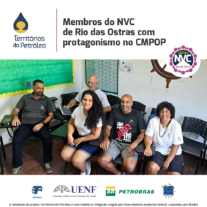 Membros do NVC de Rio das Ostras com protagonismo no CMPOP