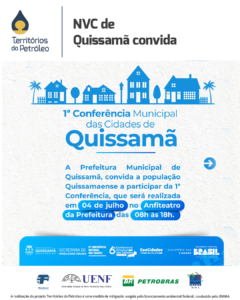 NVC de Quissamã convida para 1ª Conferência Municipal  das Cidades